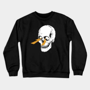 Laser Eye Skull Head Vintage Illustration Crewneck Sweatshirt